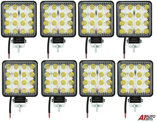Faro led quadrato - quadrato, 4"