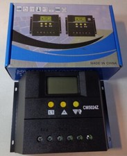 REGOLATORE DI CARICA CENTRALINA 50A CON DISPLAY PANNELLI SOLARI 12/24V CM5024Z