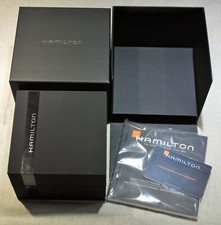 Hamilton Complete kit watch box booklet and warranty card blank for any models n