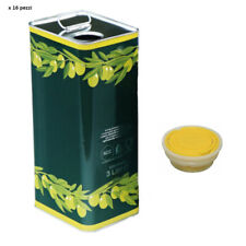 16pz Lattina Olio in alluminio con tappo Ambrosio capacità 3 litri 