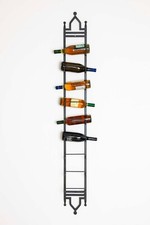 Wall-mounted bottle holder