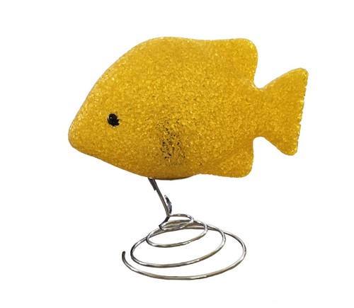 Lampada tavolo pesce giallo - tavolo,