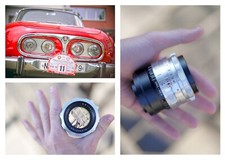 CLA'd Carl Zeiss Jena Biotar 50 mm f/1.4 Pentaflex Swirly Bokeh Sony E adattato