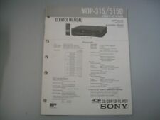 Service Manual Sony MDP-315/515D