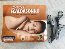 SCALDASONNO IMETEC MATRIMONIALE IN LANA MERINO Nuovo Con Confezione Originale.