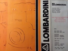 Manuale vendita colori motore diesel Lombardini 1 2 3 4 cilindri raffreddato ad aria 1979