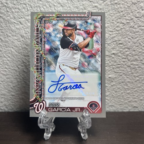 2025 topps holiday luis garcia - holiday,