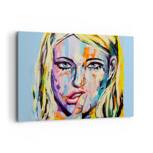 Quadro tela 100x70cm olio - quadro, su