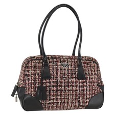Borsa a mano PRADA tweed rosso