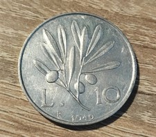 10 Lire Ulivo 1949