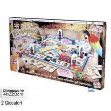 IL PIRATOPOLI GIOCO DA TAVOLO COMPLETO DI CARTE BANCONOTE DADI E PEDINE