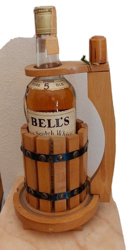 Porta bottiglia legno h30cm - porta,