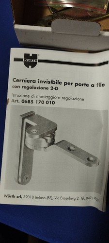 Lotto cerniere invisibili - cerniere,