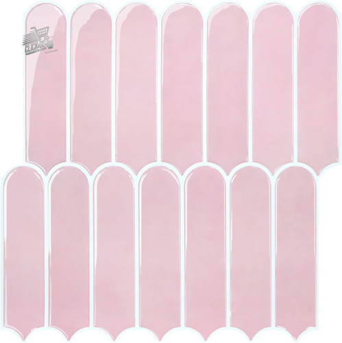 Piastrelle adesive cucina - piastrelle, rosa