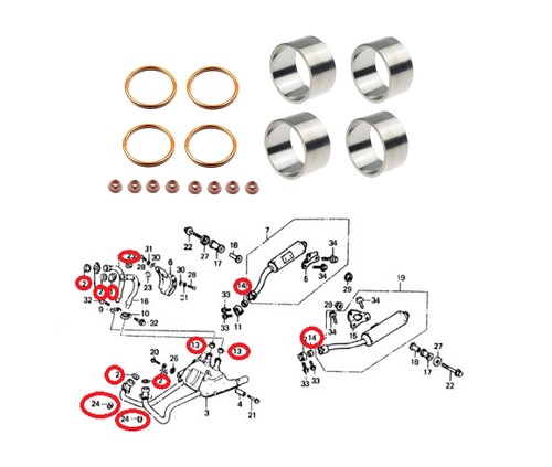 Kit guarnizioni connettore