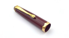VINTAGE MONTBLANC MONTE ROSA FOUNTAIN PEN CAP ONLY IN BURGUNDY MADE IN GERMANY