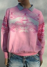 BEST COMPANY Olmes Carretti felpa donna maglia sweatshirt vintage rosa