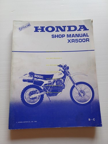 Honda 500 1981 - 500, manuale