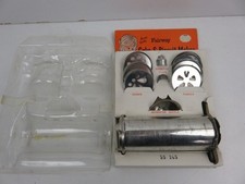 vecchia SIRINGA PER DOLCI BISCOTTI in metallo per cucina d'epoca vintage FAIRWAY