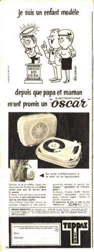 Pub electrphone teppaz - pub, "