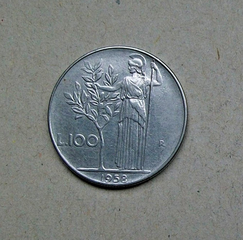 1958 100 lire - 100,