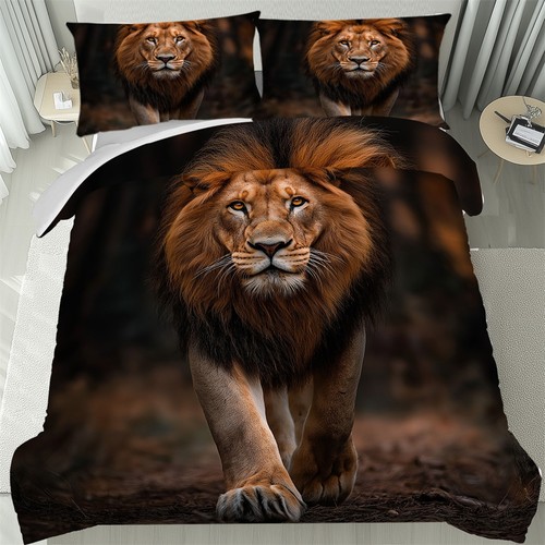 Set copripiumino leone - 3d,