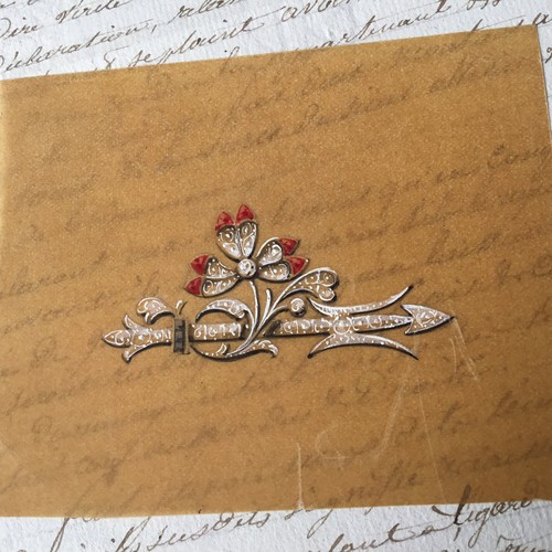 Disegno antico gioiello