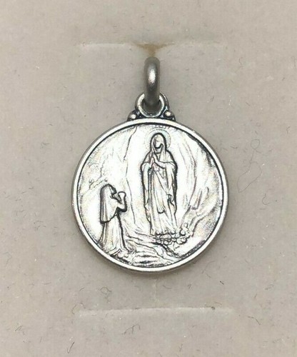 Madonna lourdes medaglia in - madonna, di
