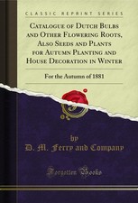 Catalogue of Dutch Bulbs and