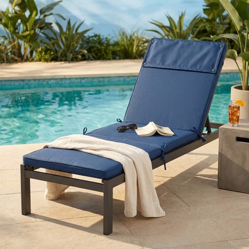 Cuscino lettino blu scuro - blu,