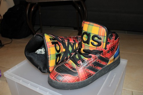 Scarpe plaid jeremy scott - scarpe,