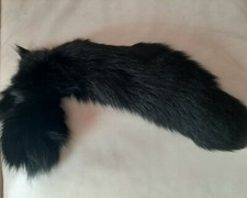  Coda di volpe Pelliccia vera Fox tail Real fur Fuchs Pelz