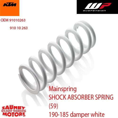 Molla ammortizzatore ktm - molla, wp