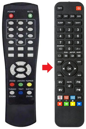 Telecomando adatto per - , akai
