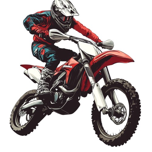 Adesivi dirt bike motocross - dirt,