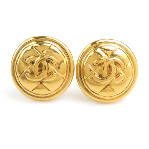 Orecchini clip con logo cc - a,