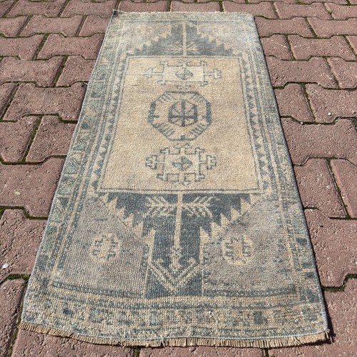 Kilim 2x4 blu - , avorio