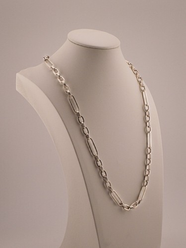 Collana catena doppio linee - collana,