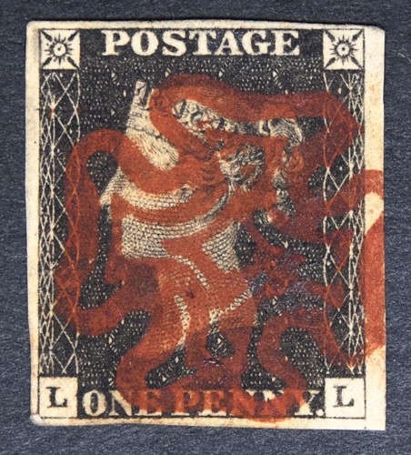 Sg2 1840 penny black - 1840, qv