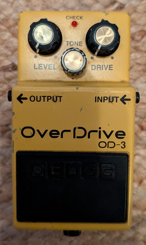 Pedale overdrive boss con - pedale,
