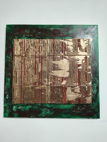 Quadro astratto pezzo - quadro, unico