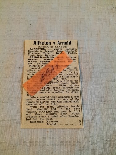 1970 alfreton arnold - alfreton, v