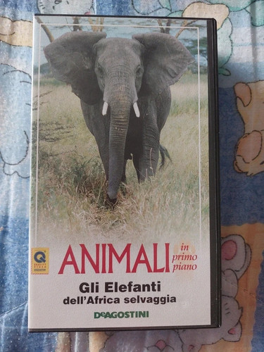 Vhs videocassetta gli elefanti - videocassetta,