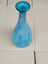 Vintage Vetro Murano Vaso Blu (NO Lalique Barovier Venini Toso Seguso Cenedese)