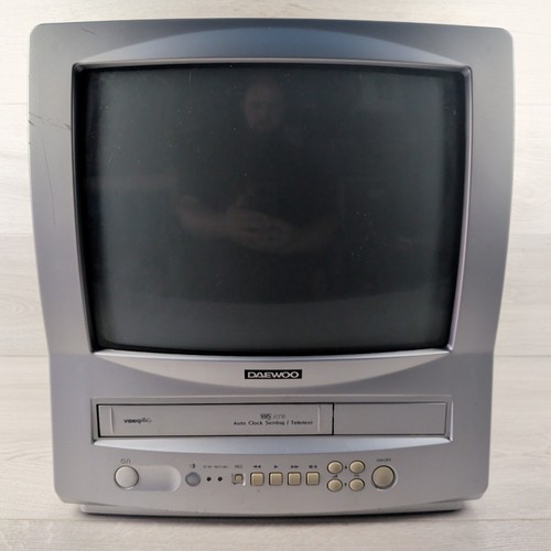Daewoo gb14h1ts crt vhs - daewoo,