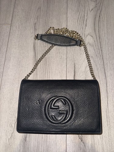 Borsa gucci con catena oro - gucci,