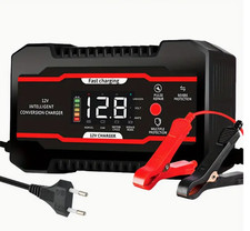 Caricabatterie Intelligente per Auto Moto con Schermo LCD Caricatore Automatico