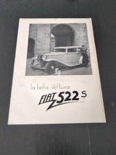 1932 FIAT 522 S LA BELLA VETTURA AUTO VINTAGE AD PUBBLICITA