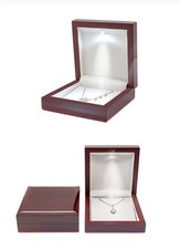 Scatola di legno lampada LED
