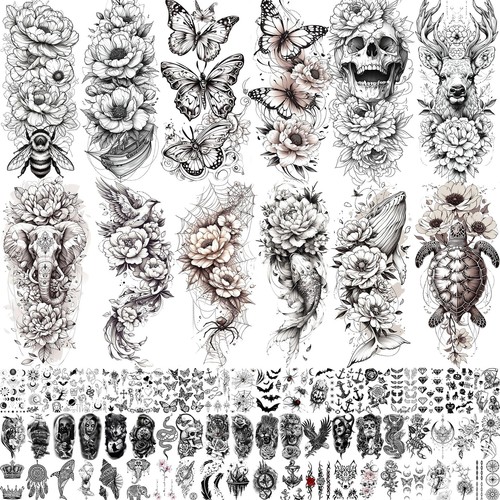 Fogli tatuaggi temporanei - fogli,